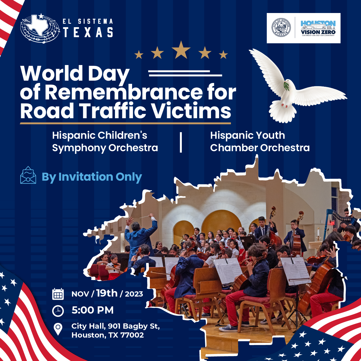 World Day of Remembrance for Road Traffic Victims - El Sistema Texas