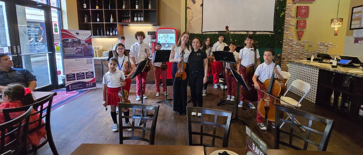 El Sistema Texas Played Music at Russo’s Pizzeria